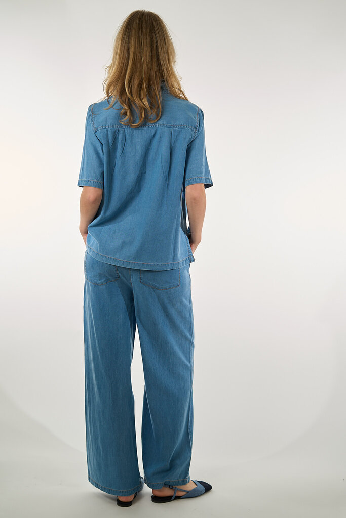 Basic Apparel BASIC APPAREL BINE WIDE PANT 038 LIGHT BLUE