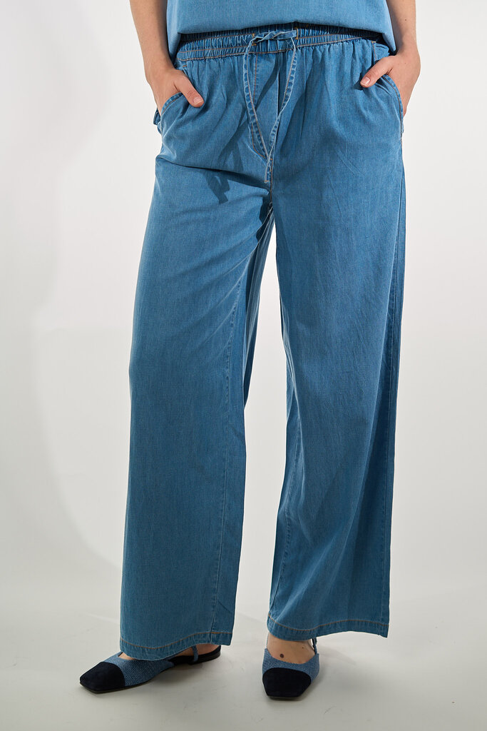 Basic Apparel BASIC APPAREL BINE WIDE PANT 038 LIGHT BLUE