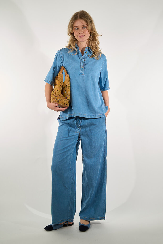 Basic Apparel BASIC APPAREL BINE POLO SHIRT 038 LIGHT BLUE