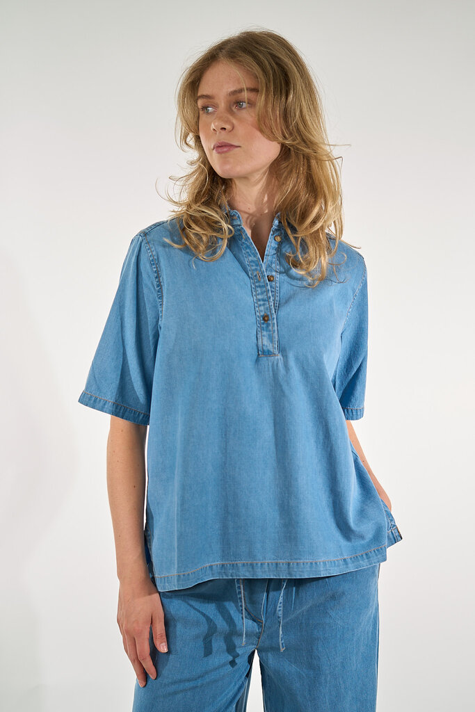 Basic Apparel BASIC APPAREL BINE POLO SHIRT 038 LIGHT BLUE