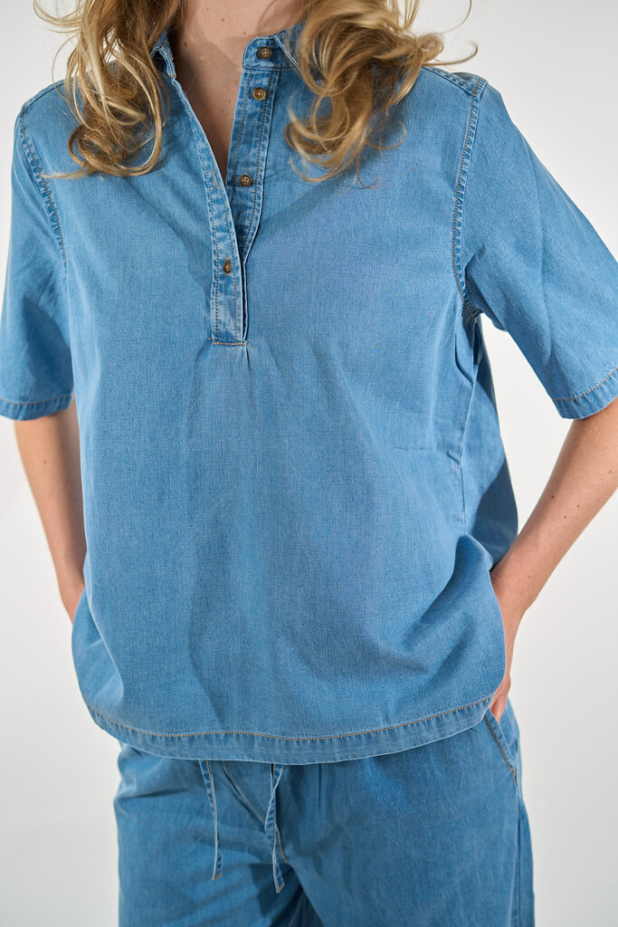 Basic Apparel BASIC APPAREL BINE POLO SHIRT 038 LIGHT BLUE
