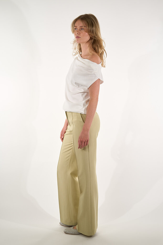 Dante 6 DANTE 6  SOROKO OFF SHOULDER TOP MILK WHITE 1056