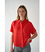 SAMSOE SAMSOE MINA SS SHIRT FLAME SCARLET