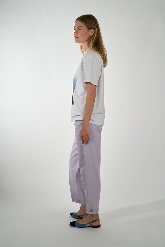 Samsoe & Samsoe SAMSOE SAMSOE T-SHIRT MET TULP OPDRUK