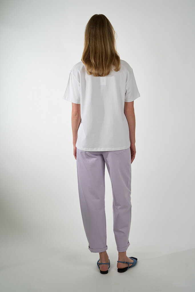 Samsoe & Samsoe SAMSOE SAMSOE T-SHIRT MET TULP OPDRUK