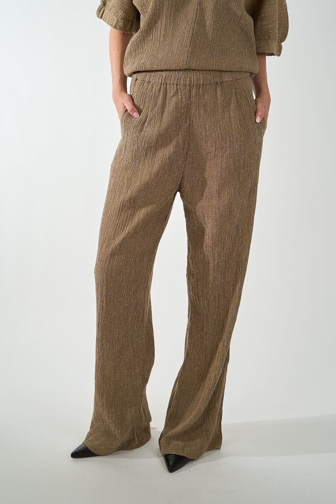 By Bar BY BAR BENJI LUREX PANTS GOLD
