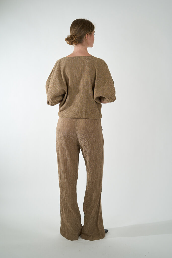 By Bar BY BAR MABEL LUREX BLOUSE GOLD