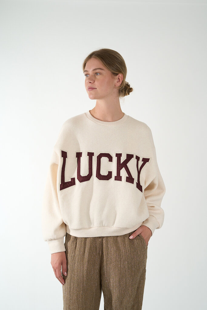 By Bar BY BAR BIBI PATCHWORK SWEATER OYSTER MELEE