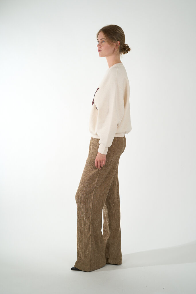 By Bar BY BAR BIBI PATCHWORK SWEATER OYSTER MELEE
