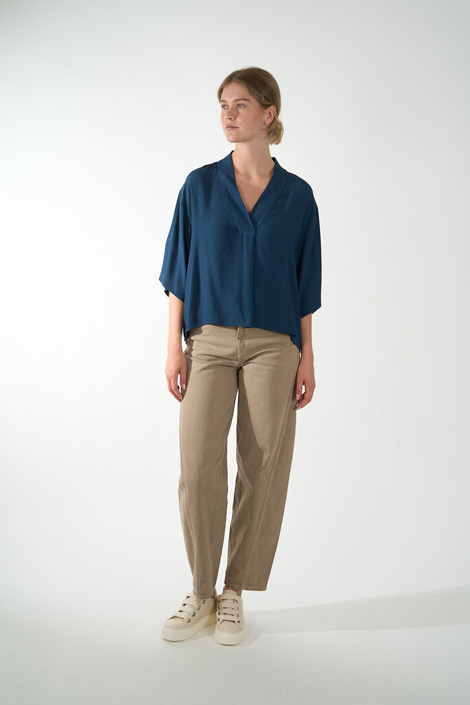By Bar BY BAR OWEN VISCOSE BLOUSE WINTER BLUE