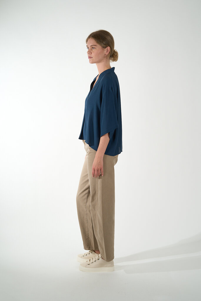 By Bar BY BAR OWEN VISCOSE BLOUSE WINTER BLUE