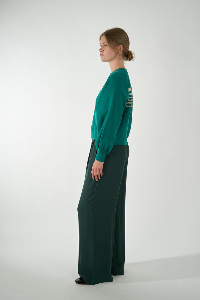 By Bar BY BAR BIBI DICTIONARY BIG SWEATER PEACOCK GREEN