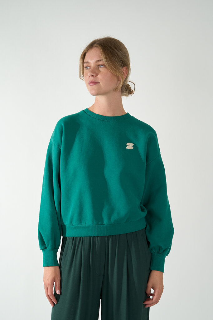 By Bar BY BAR BIBI DICTIONARY BIG SWEATER PEACOCK GREEN
