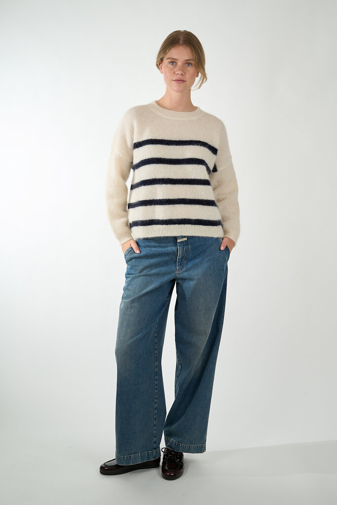 Des Petits Hauts DES PETIT HAUTE ALEO GRIS CREME/MARINE