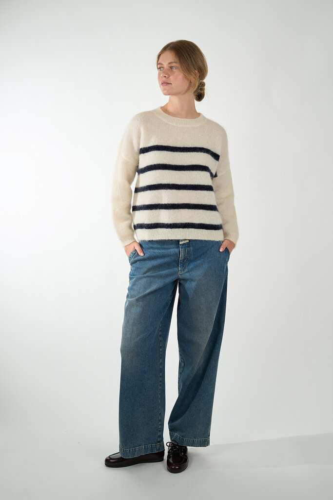 Des Petits Hauts DES PETIT HAUTE ALEO GRIS CREME/MARINE