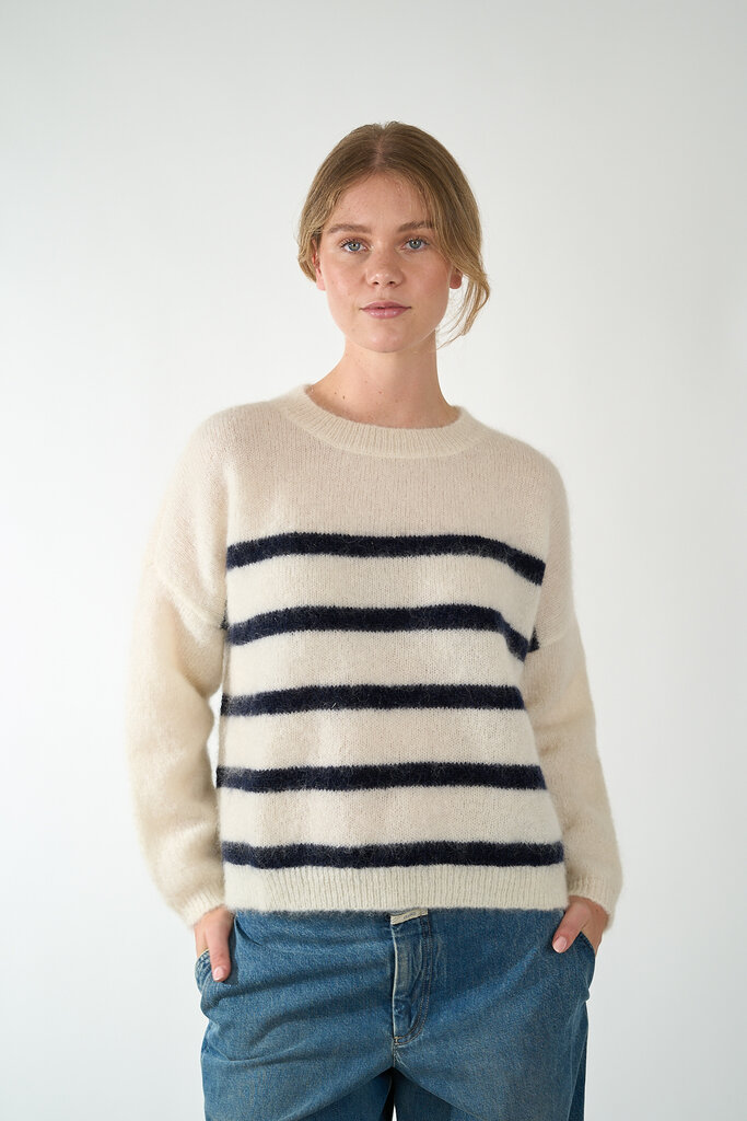 Des Petits Hauts DES PETIT HAUTE ALEO GRIS CREME/MARINE