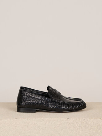 Posa POSA PENNY LOAFER BLACK Posa POSA PENNY LOAFER BLACK