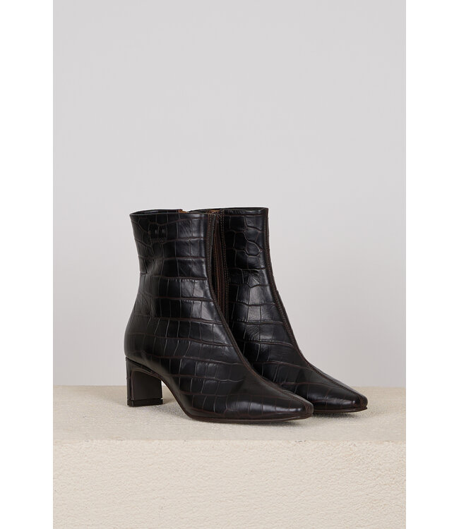 COPENHAGEN CPH296 CROCO LEATHER BROWN