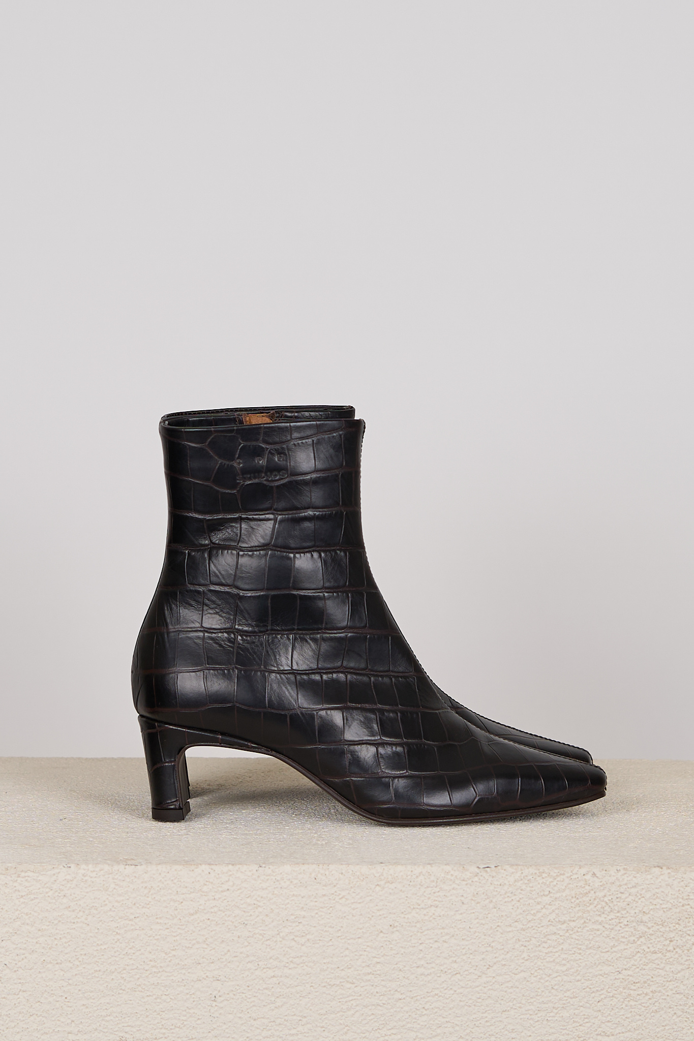 COPENHAGEN CPH296 CROCO LEATHER BROWN - Uniek Mode
