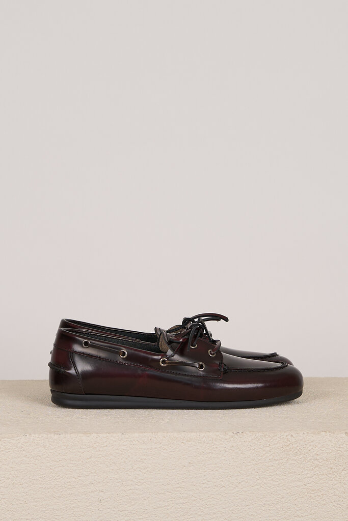 posa POSA BOAT LOAFER BURGUNDY