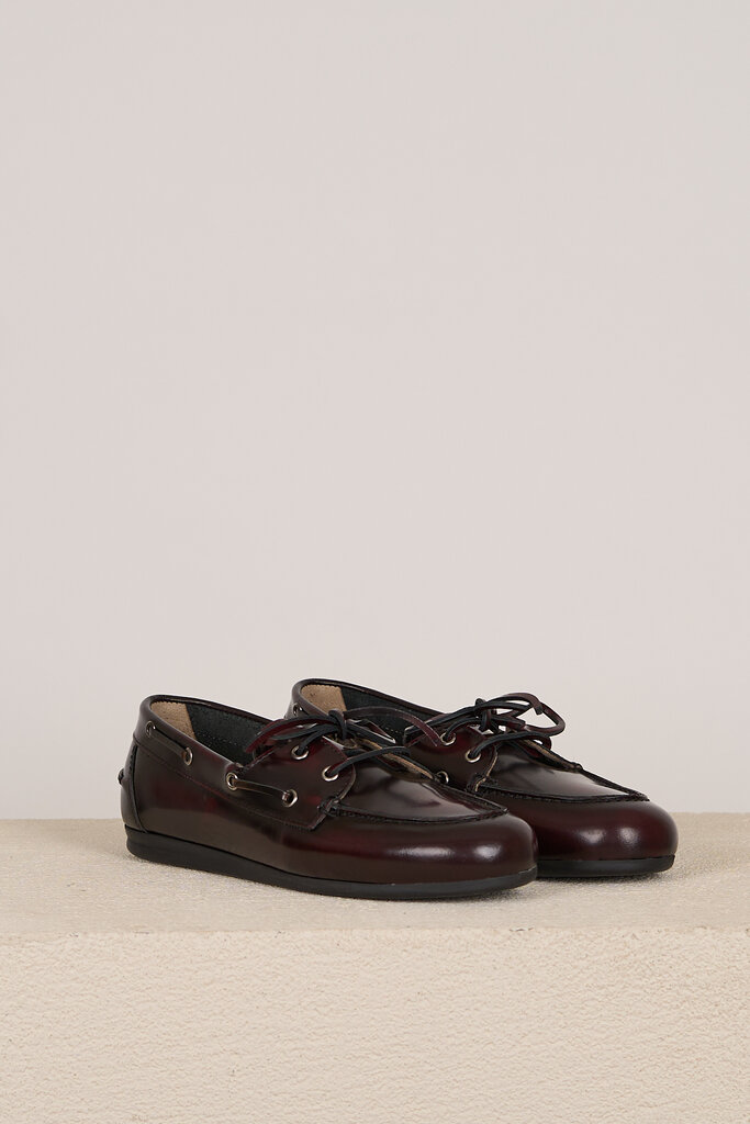 posa POSA BOAT LOAFER BURGUNDY
