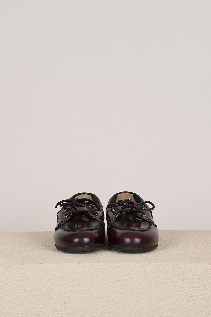 posa POSA BOAT LOAFER BURGUNDY