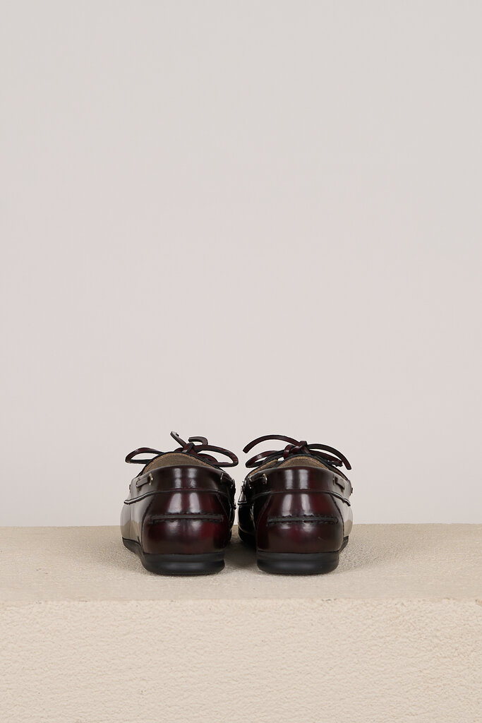 posa POSA BOAT LOAFER BURGUNDY