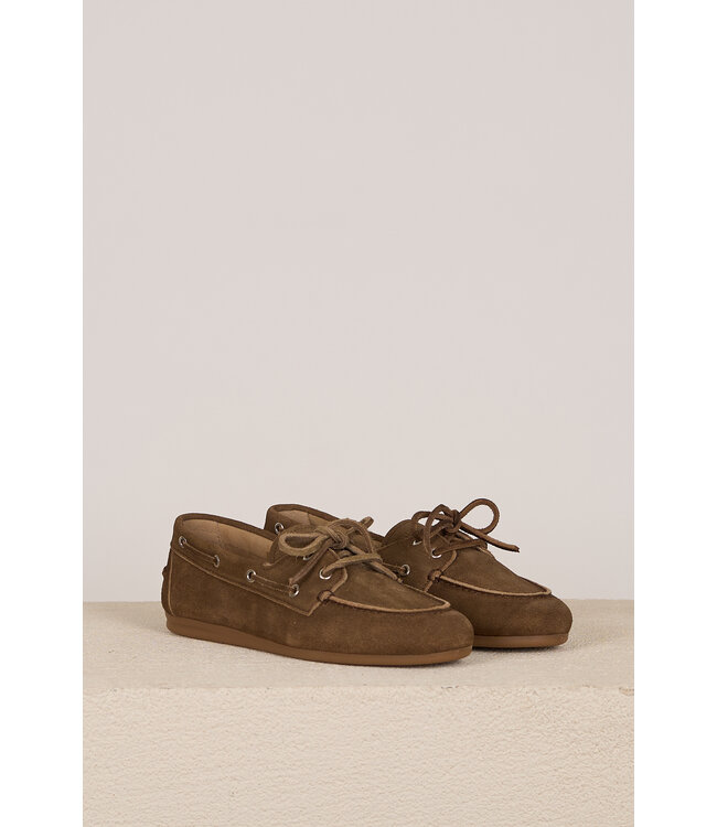 POSA BOAT LOAFER DARK BROWN