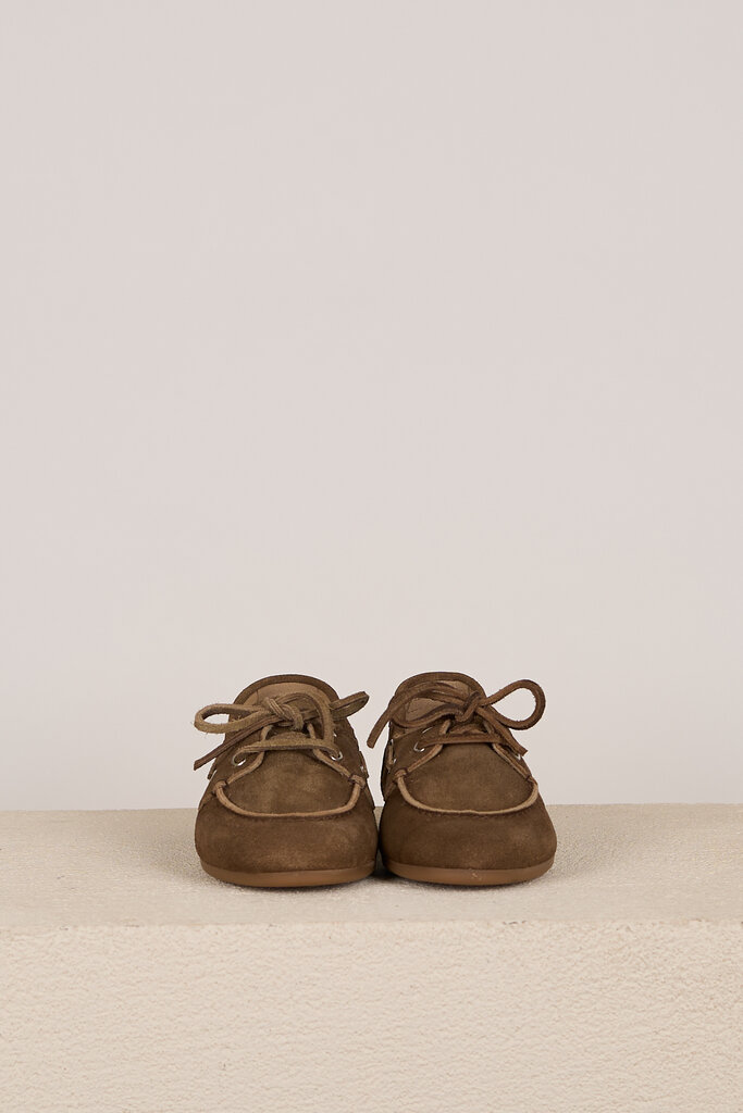 posa POSA BOAT LOAFER DARK BROWN