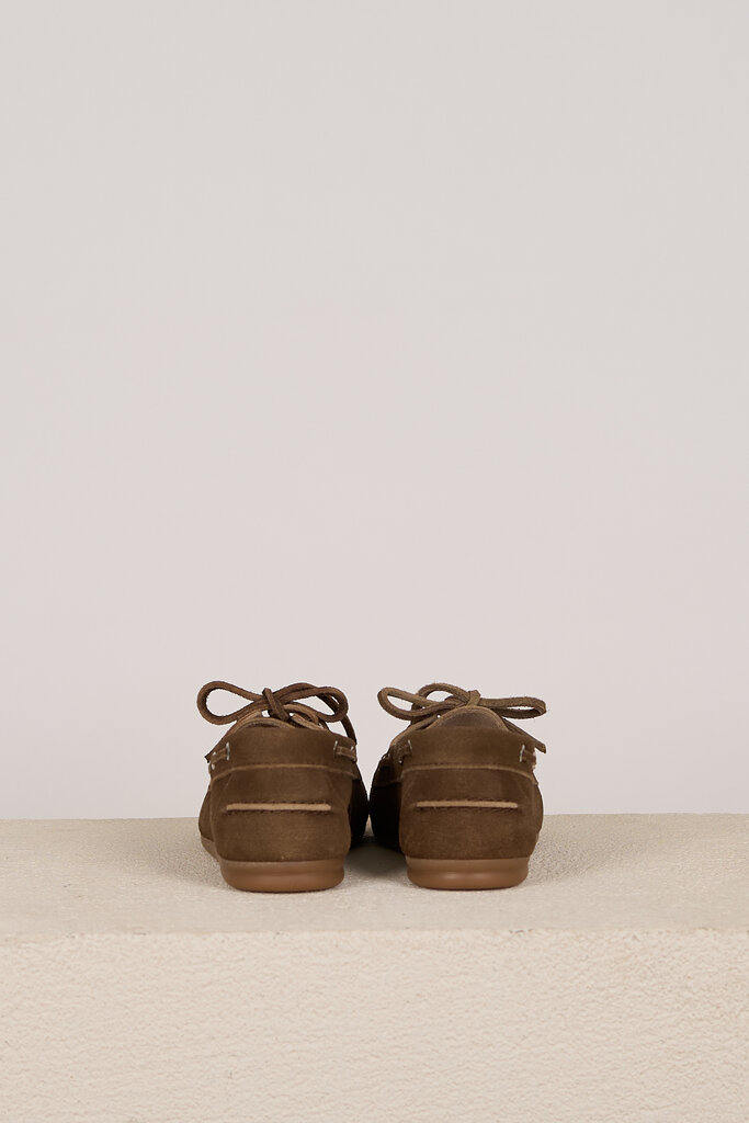 posa POSA BOAT LOAFER DARK BROWN