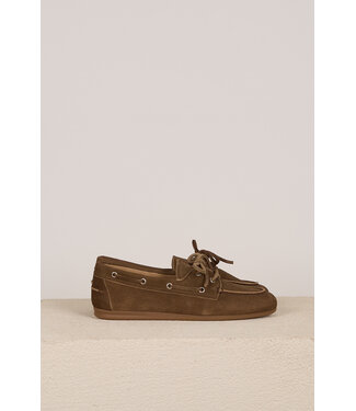 Posa POSA BOAT LOAFER DARK BROWN
