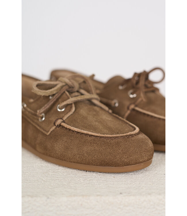 POSA BOAT LOAFER DARK BROWN