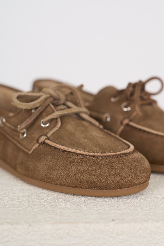 posa POSA BOAT LOAFER DARK BROWN