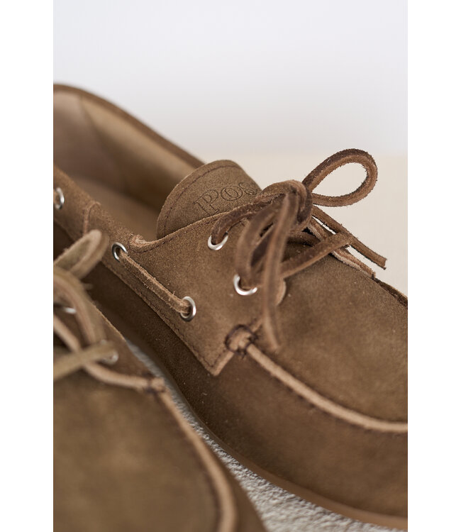 POSA BOAT LOAFER DARK BROWN