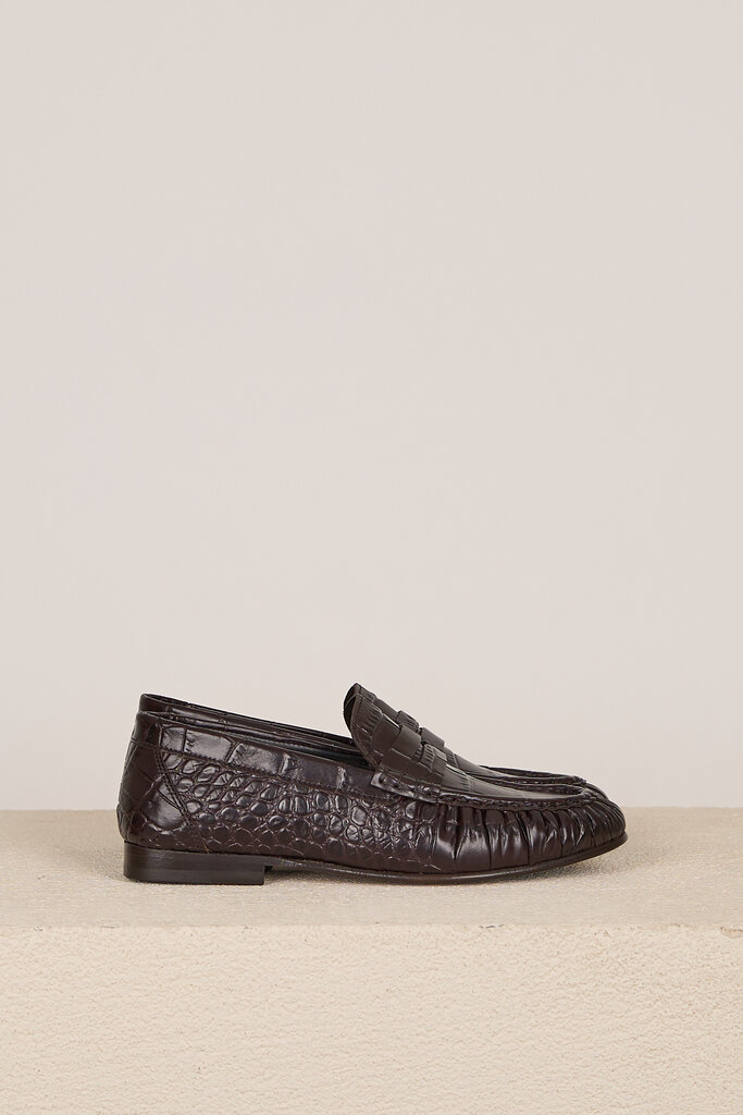 Posa POSA PENNY LOAFER WRINK  BOURGUNDY
