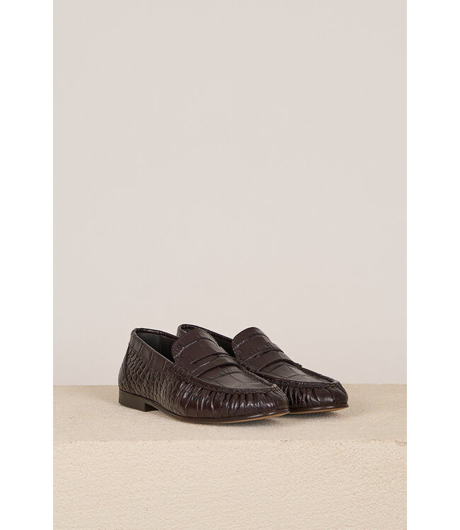 POSA PENNY LOAFER WRINK  BOURGUNDY