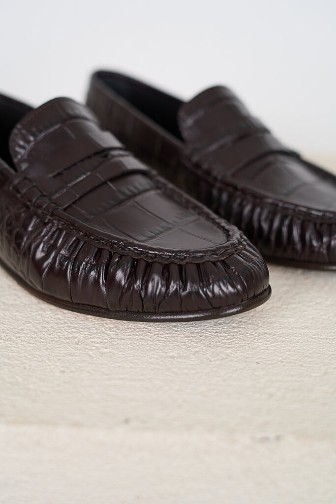 Posa POSA PENNY LOAFER WRINK  BOURGUNDY