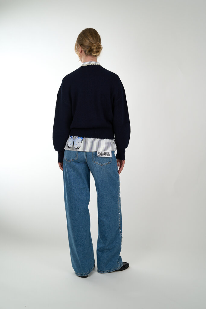 ESSENTIEL ANTWERP ESSENTIEL ANTWERP INTERESTING EMBO JEANS BLACK IRIS BI31