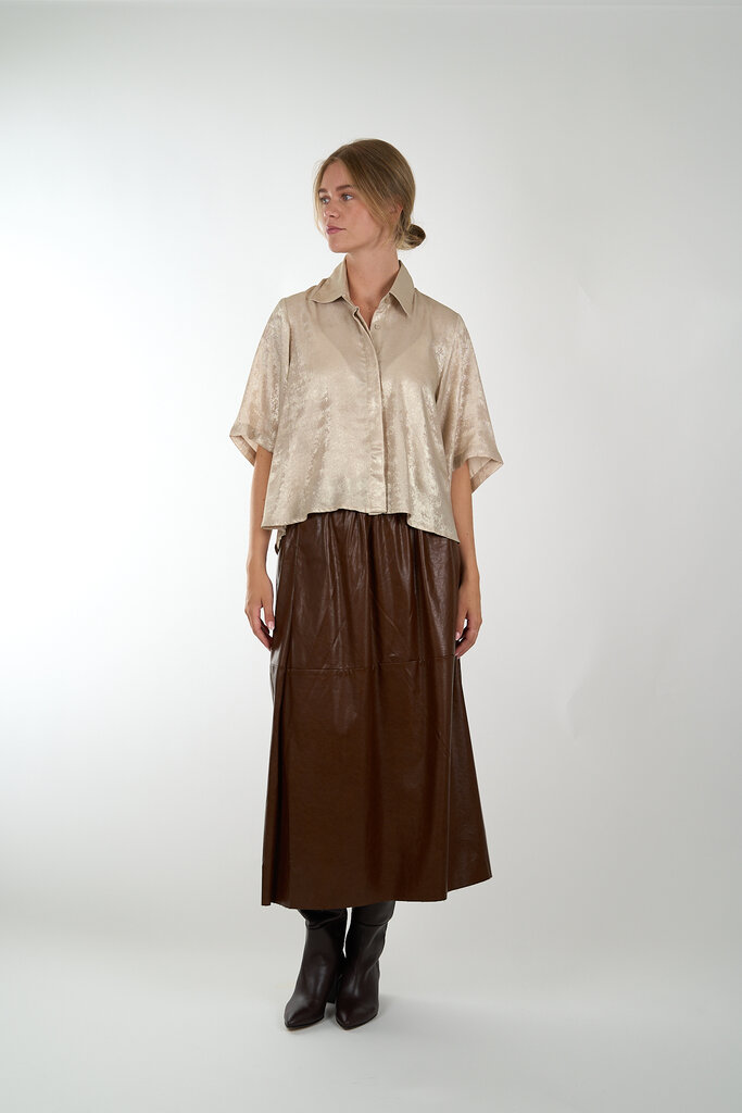 Est'Seven EST'SEVEN ALIJAH BLOUSE BEIGE
