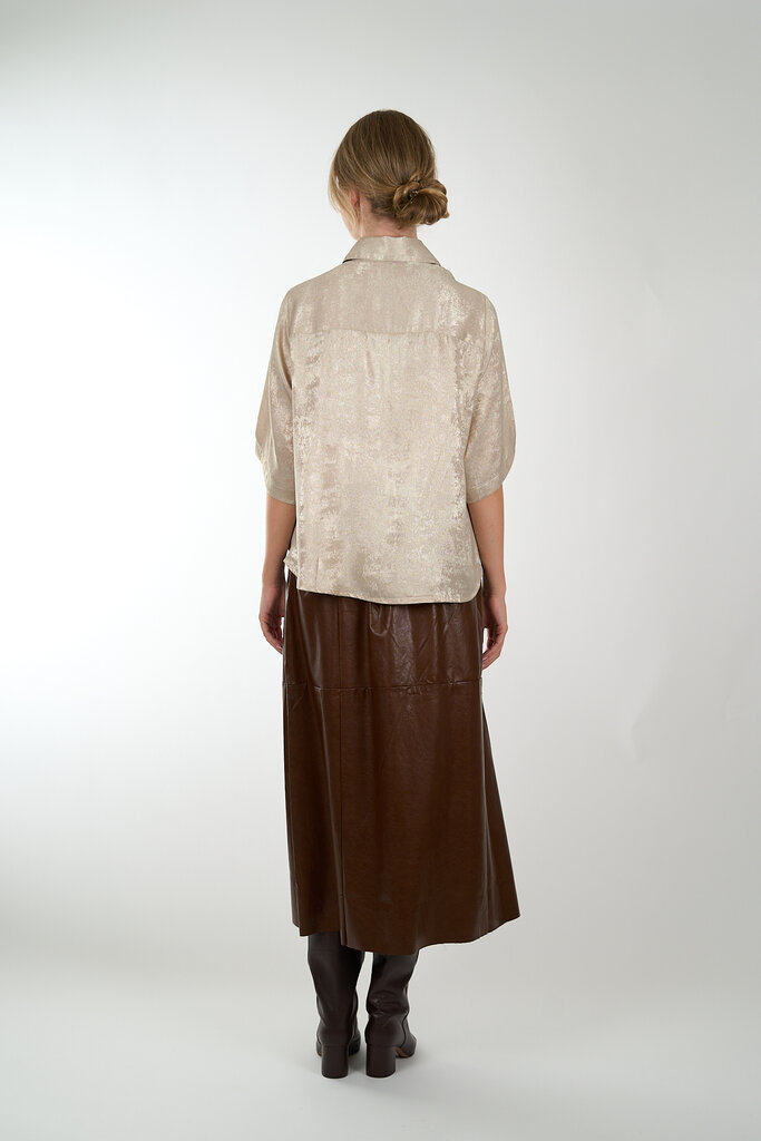 Est'Seven EST'SEVEN ALIJAH BLOUSE BEIGE