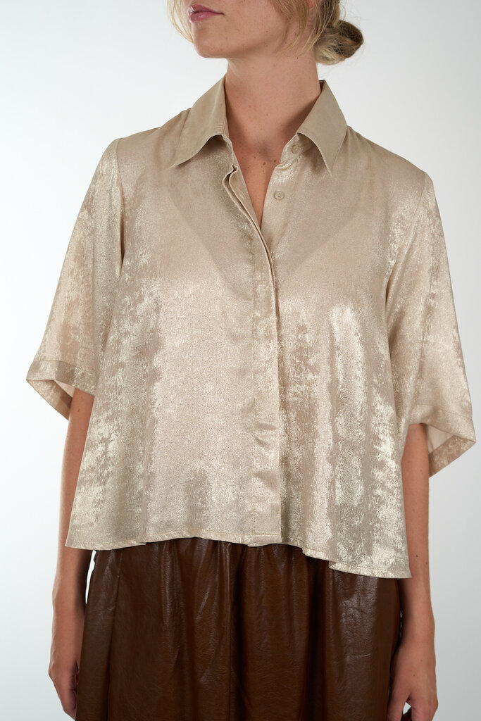 Est'Seven EST'SEVEN ALIJAH BLOUSE BEIGE