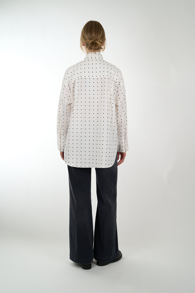ESSENTIEL ANTWERP ESSENTIEL ANTWERP IMOVERIT PUSSY BOW TIE SHIRT COMBO1 OFF WHITE I1OW