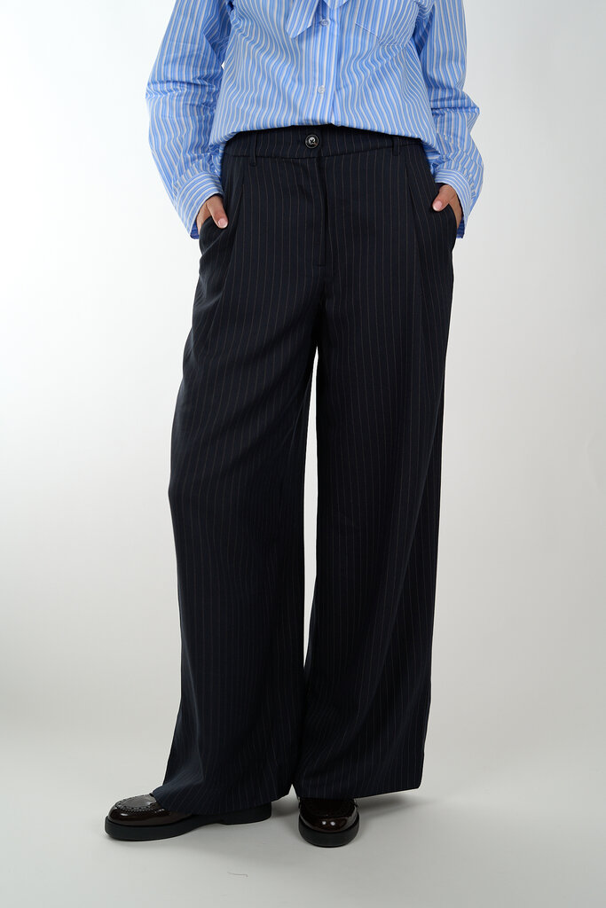 ESSENTIEL ANTWERP ESSENTIEL ANTWERP INVEST WIDE LEG PANTS COMBO2 NAVY I2NA