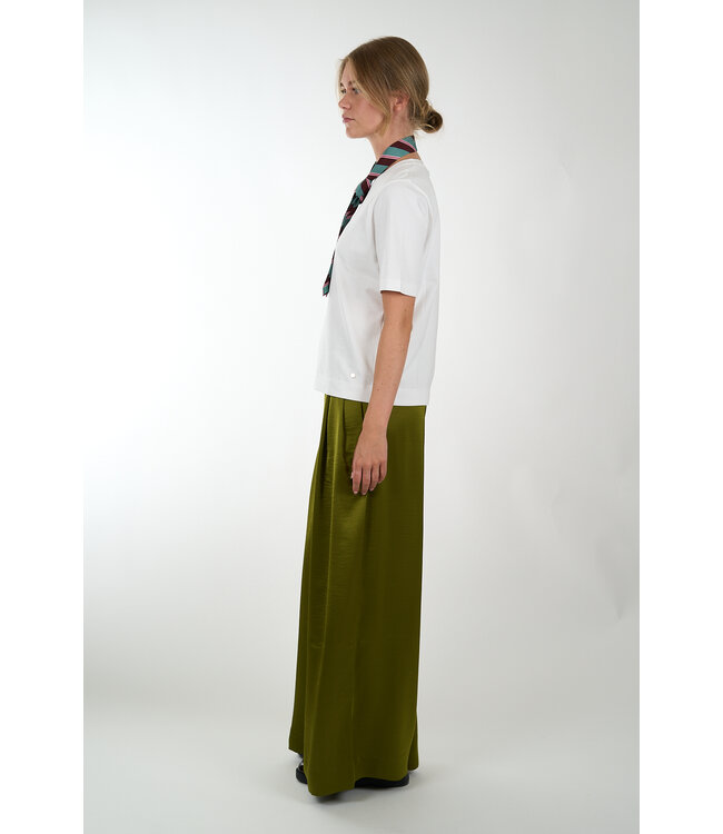 ESSENTIEL ANTWERP IXIE WIDE LEG PANTS BRAT OLIVE B026