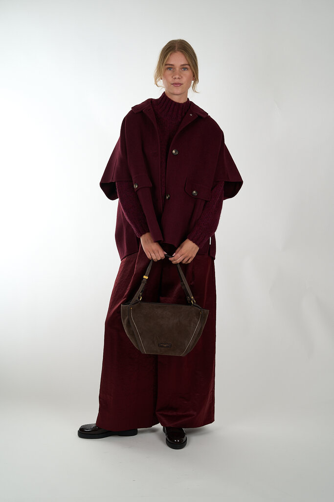ESSENTIEL ANTWERP ESSENTIEL ANTWERP IZPACHO WIDE LEG PANTS MARGOT MAUVE MM30
