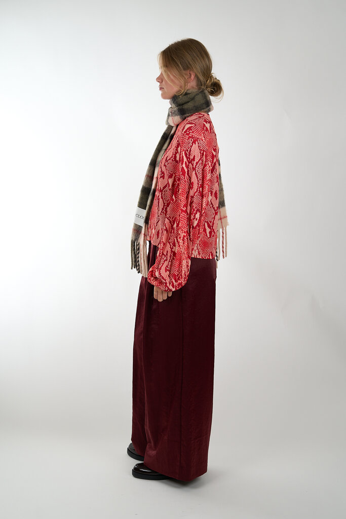 ESSENTIEL ANTWERP ESSENTIEL ANTWERP INEMY BALLOON SLEEVE TOP COMBO1 SANTA CLAUS I1SA