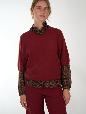 Luisa Cerano LUISA CERANO LEOPARD BLOUSE Luisa Cerano LUISA CERANO LEOPARD BLOUSE