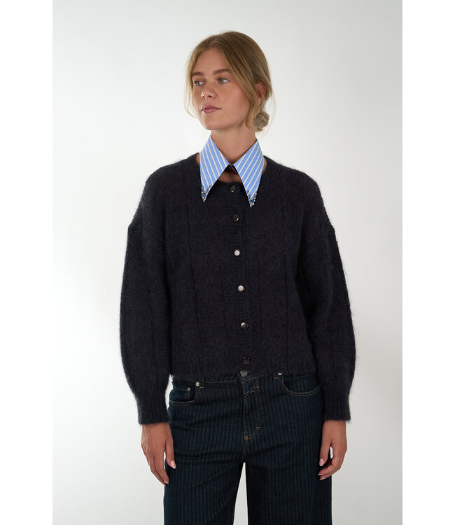 ESSENTIEL ANTWERP IPLAIN RHINESTONE COLLAR I1PK