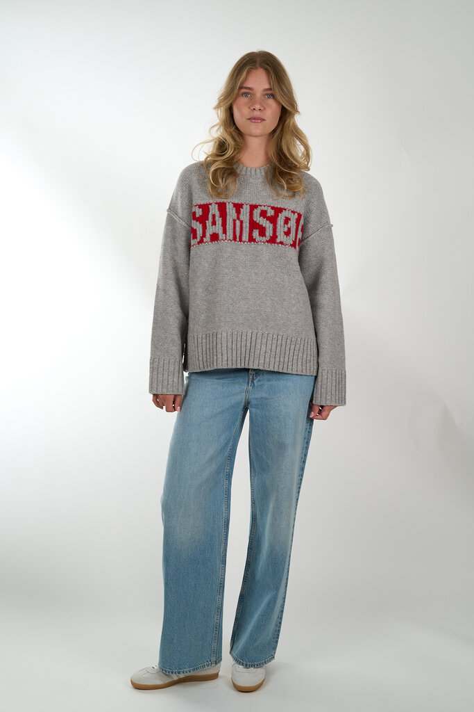 Samsoe & Samsoe SAMSOE SAMSOE SAKEIKU SAMSOE SWEATER GREY MEL
