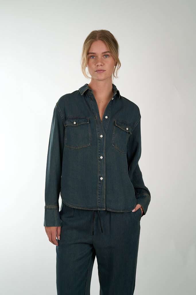 Samsoe & Samsoe SAMSOE SAMSOE SABEX SHIRT BURNT OAK